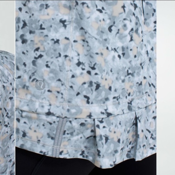 Lululemon Lightened Up Pullover Not So Petite Fleur Silver Spoon Ambient Grey - Picture 7 of 16